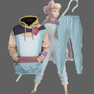 CustomsPig Bo Peep Toy Story Costumes Hoodie Sweatshirt T-Shirt Tracksuit