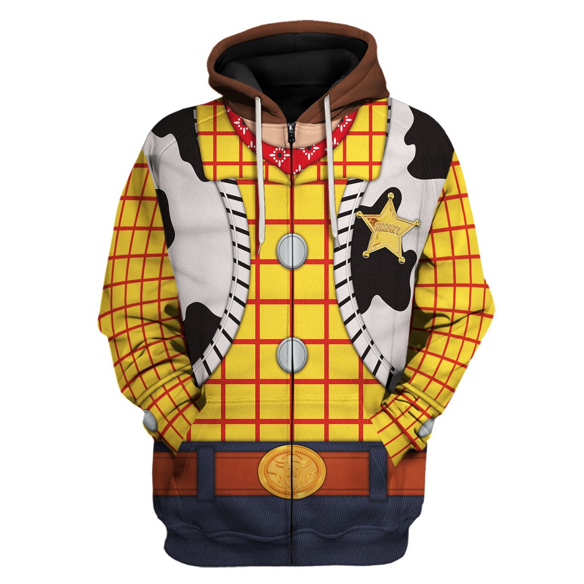 CustomsPig Woodie Toy Story Costumes Hoodie Sweatshirt T-Shirt Tracksuit