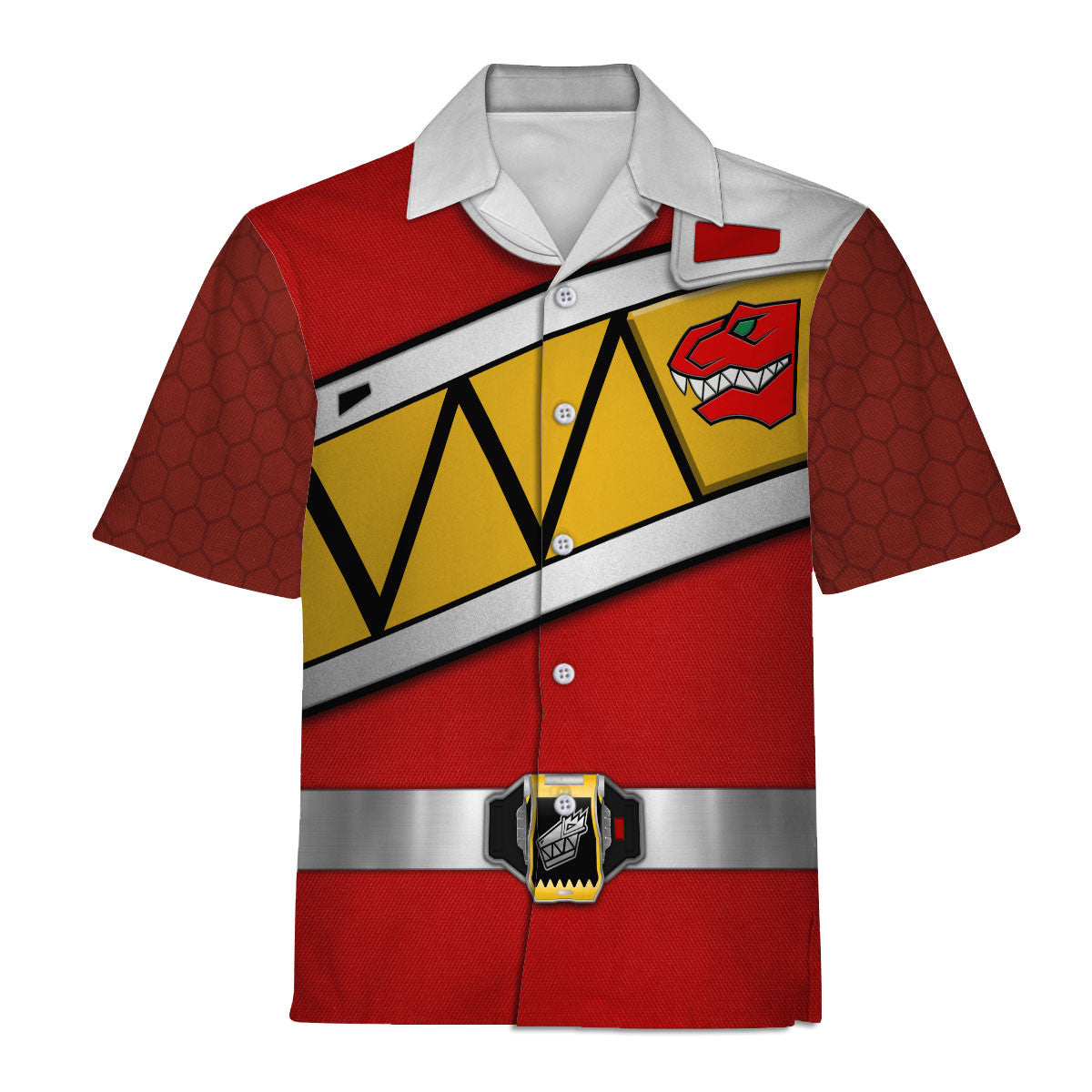 CustomsPig Red Power Rangers Dino Charge Costumes Hoodie Sweatshirt T-shirt Tracksuit