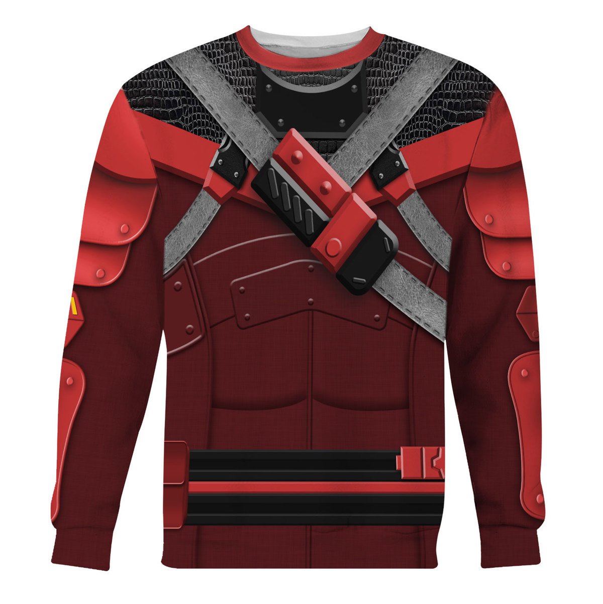CustomsPig Red Ninja Viper Costumes Hoodie Sweatshirt T-Shirt Tracksuit