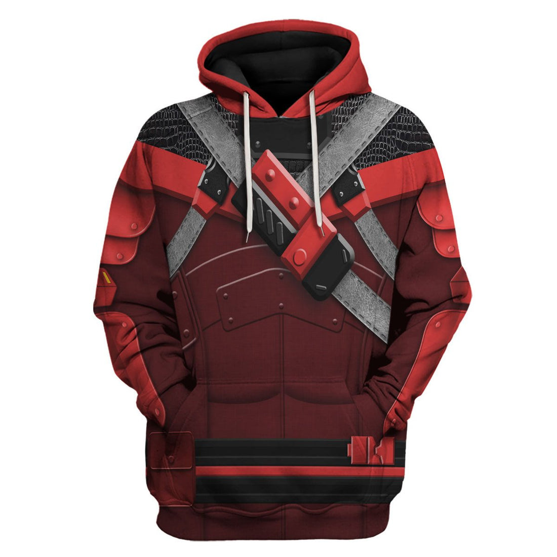 CustomsPig Red Ninja Viper Costumes Hoodie Sweatshirt T-Shirt Tracksuit