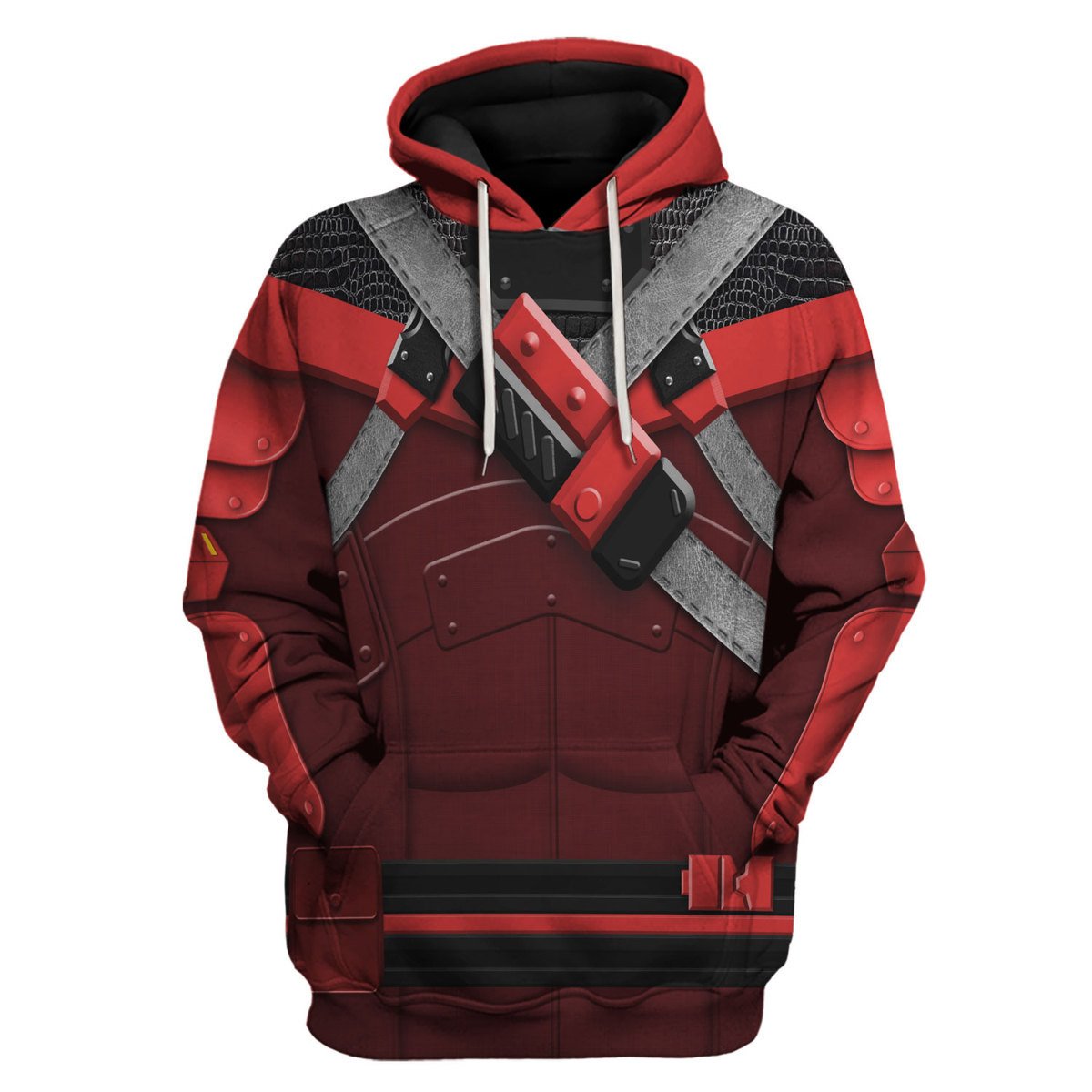 CustomsPig Red Ninja Viper Costumes Hoodie Sweatshirt T-Shirt Tracksuit