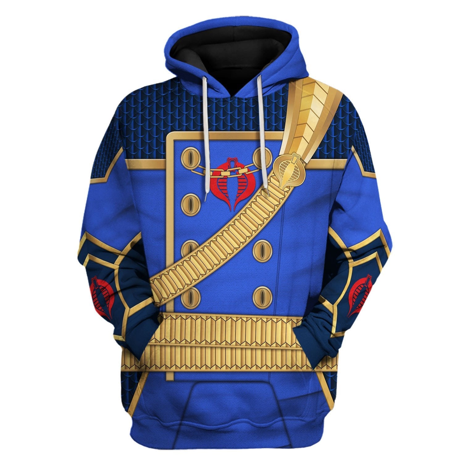 CustomsPig Cobra Commander V2 Costumes Hoodie Sweatshirt T-Shirt Tracksuit
