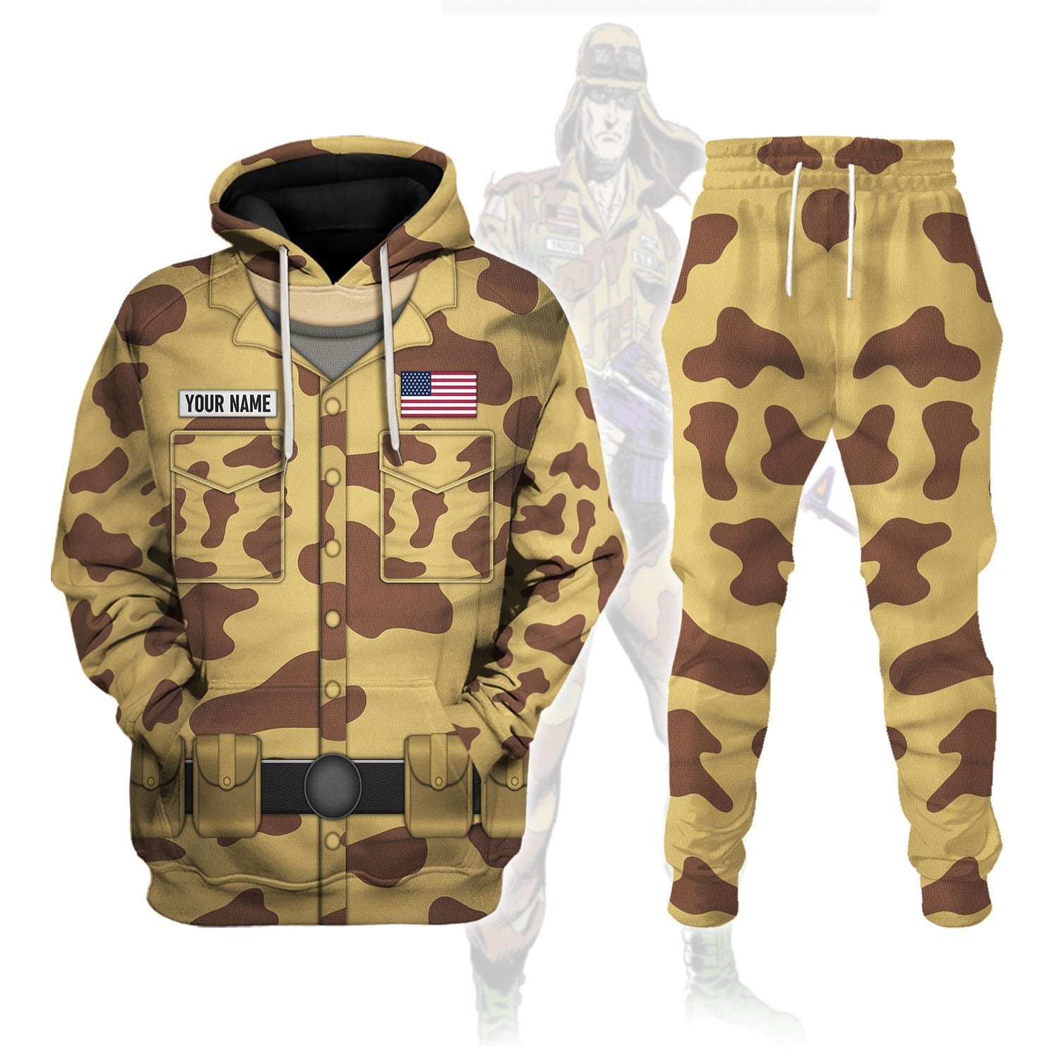 CustomsPig Dusty Custom Name Costumes Hoodie Sweatshirt T-Shirt Tracksuit