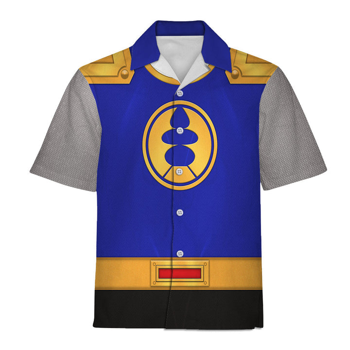 CustomsPig Power Rangers Ninja Storm Navy Thunder Ranger Costumes Hoodie Sweatshirt T-shirt Tracksuit