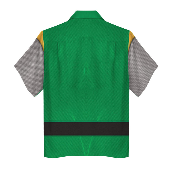 CustomsPig Power Rangers Ninja Storm Green Ranger Costumes Hoodie Sweatshirt T-shirt Tracksuit