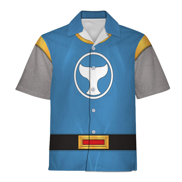 CustomsPig Power Rangers Ninja Storm Blue Ranger Costumes Hoodie Sweatshirt T-shirt Tracksuit