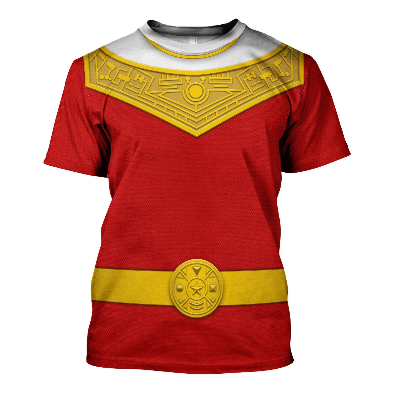 CustomsPig Red Power Rangers Zeo Costumes Hoodie Sweatshirt T-shirt Tracksuit