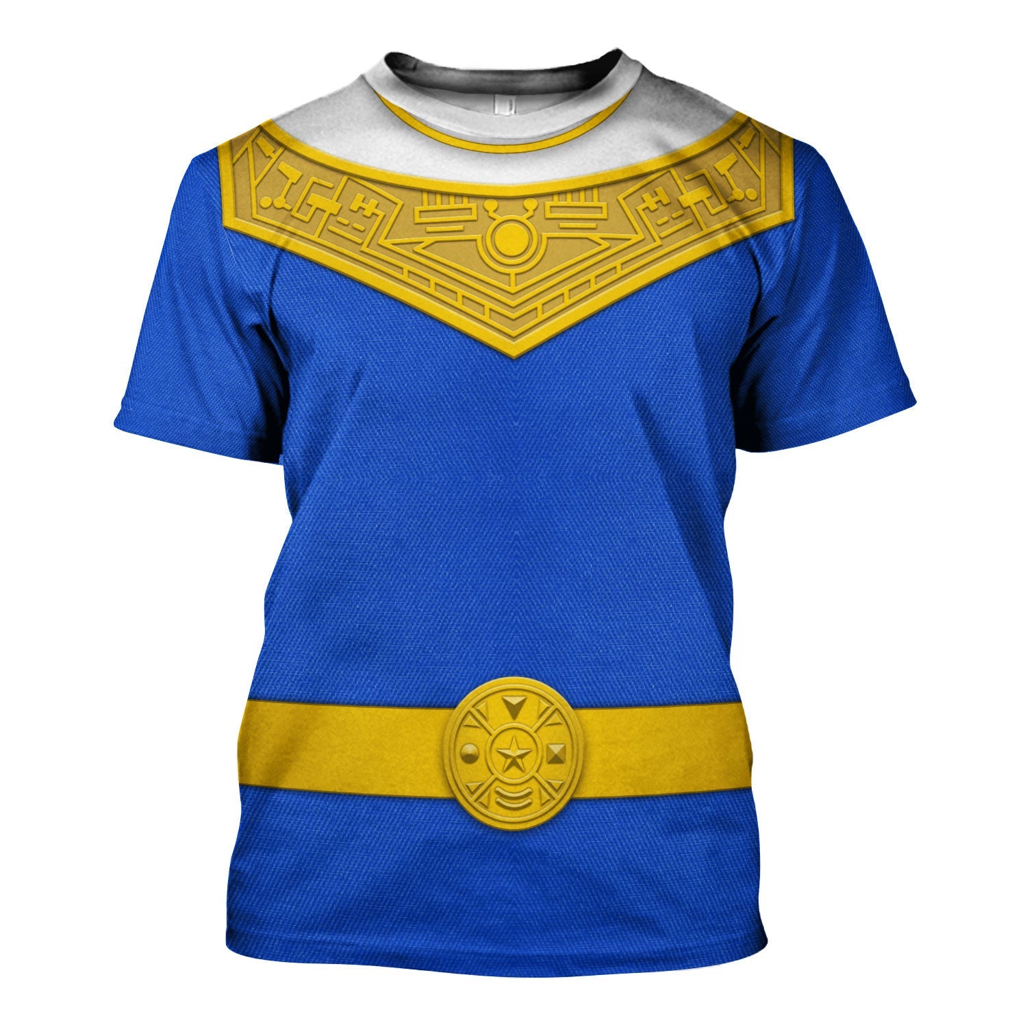 CustomsPig Blue Power Rangers Zeo Costumes Hoodie Sweatshirt T-shirt Tracksuit