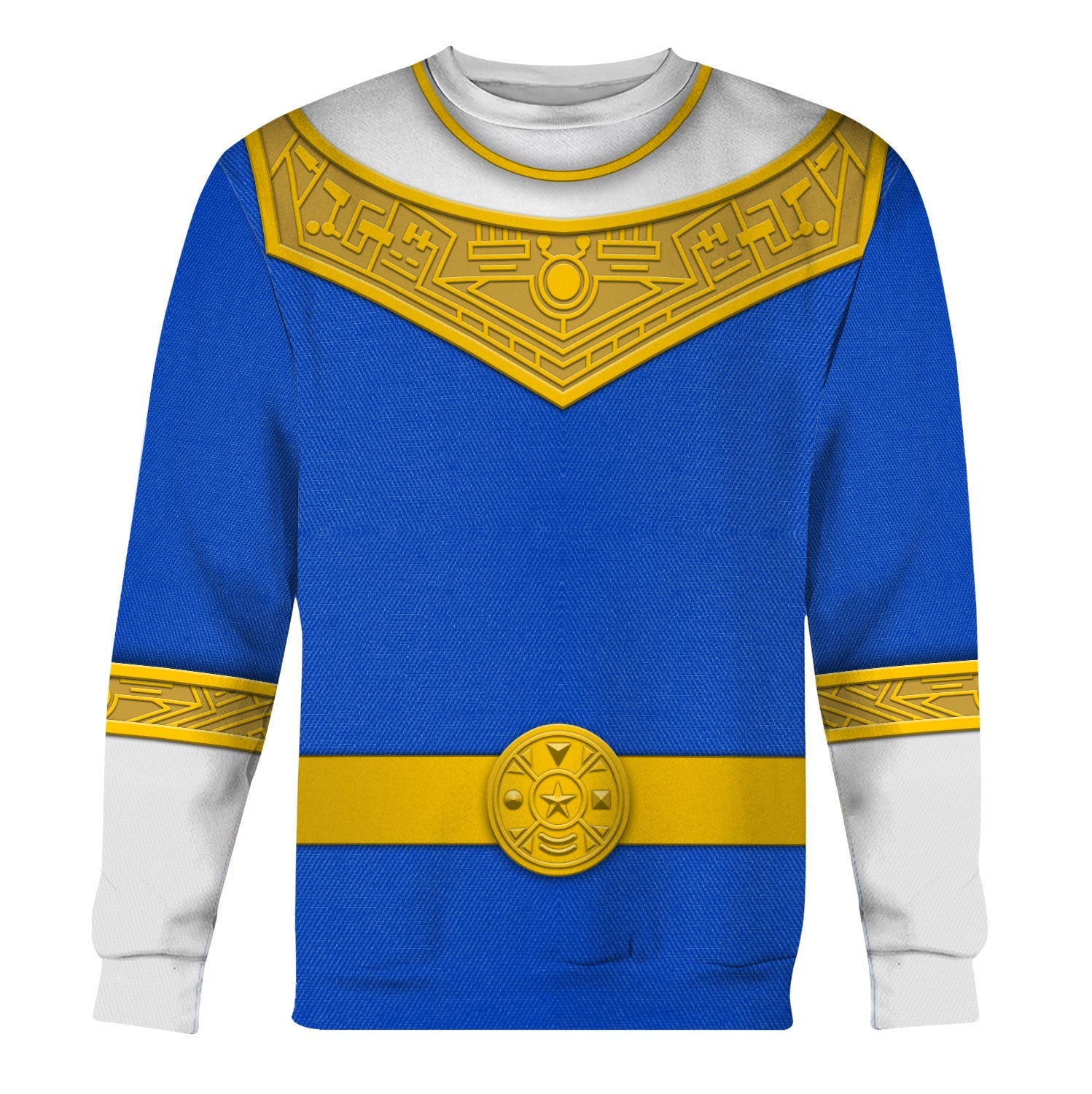 CustomsPig Blue Power Rangers Zeo Costumes Hoodie Sweatshirt T-shirt Tracksuit