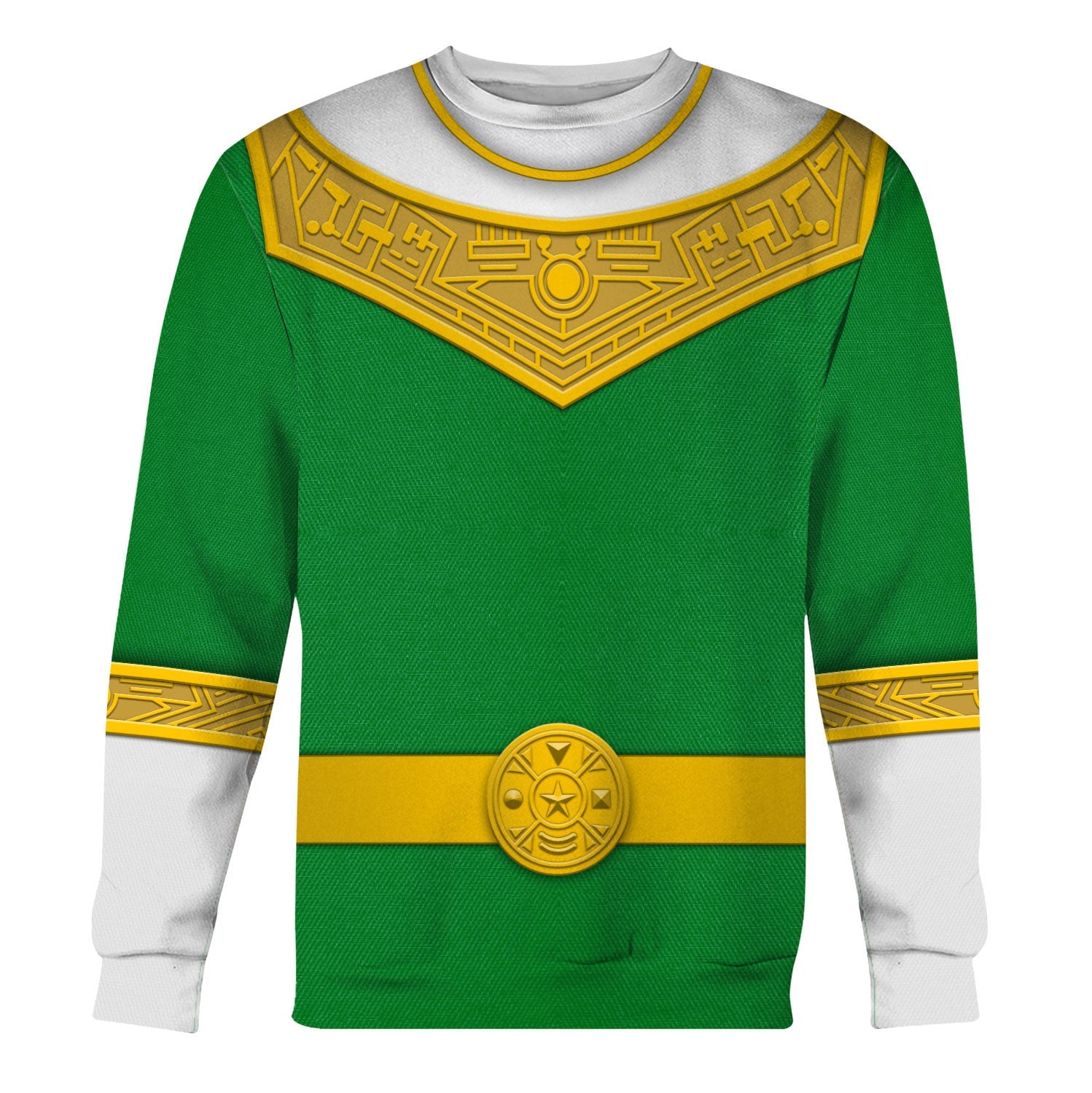 CustomsPig Green Power Rangers Zeo Costumes Hoodie Sweatshirt T-shirt Tracksuit