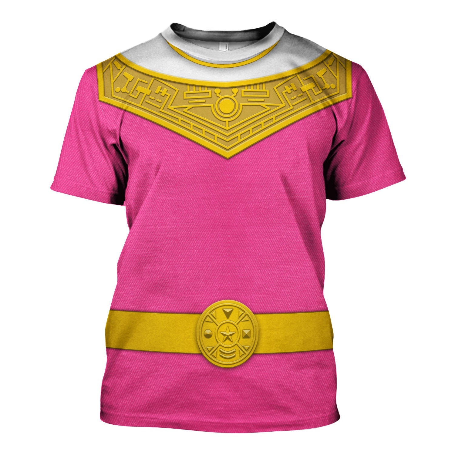 CustomsPig Pink Power Rangers Zeo Costumes Hoodie Sweatshirt T-shirt Tracksuit