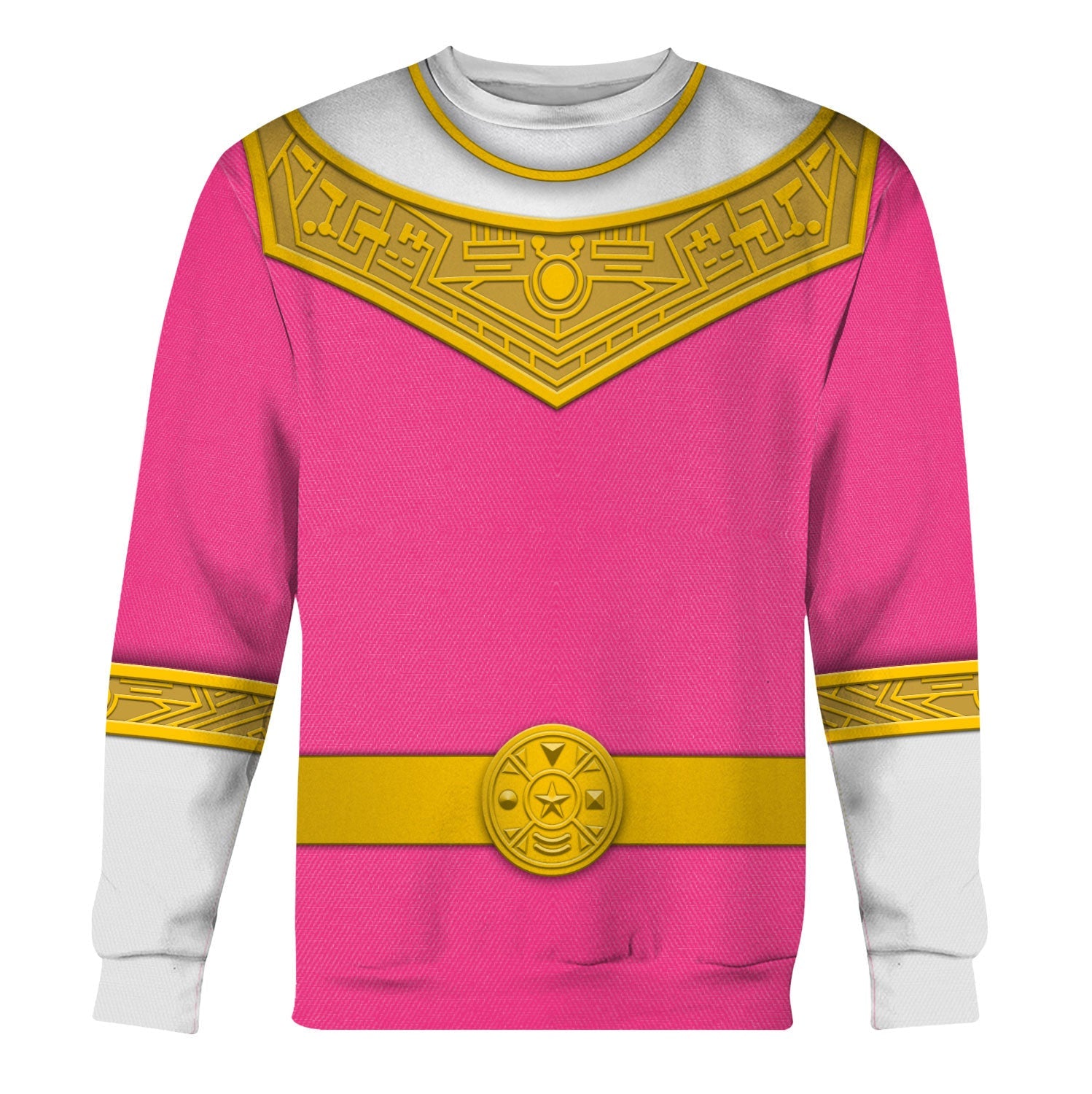 CustomsPig Pink Power Rangers Zeo Costumes Hoodie Sweatshirt T-shirt Tracksuit
