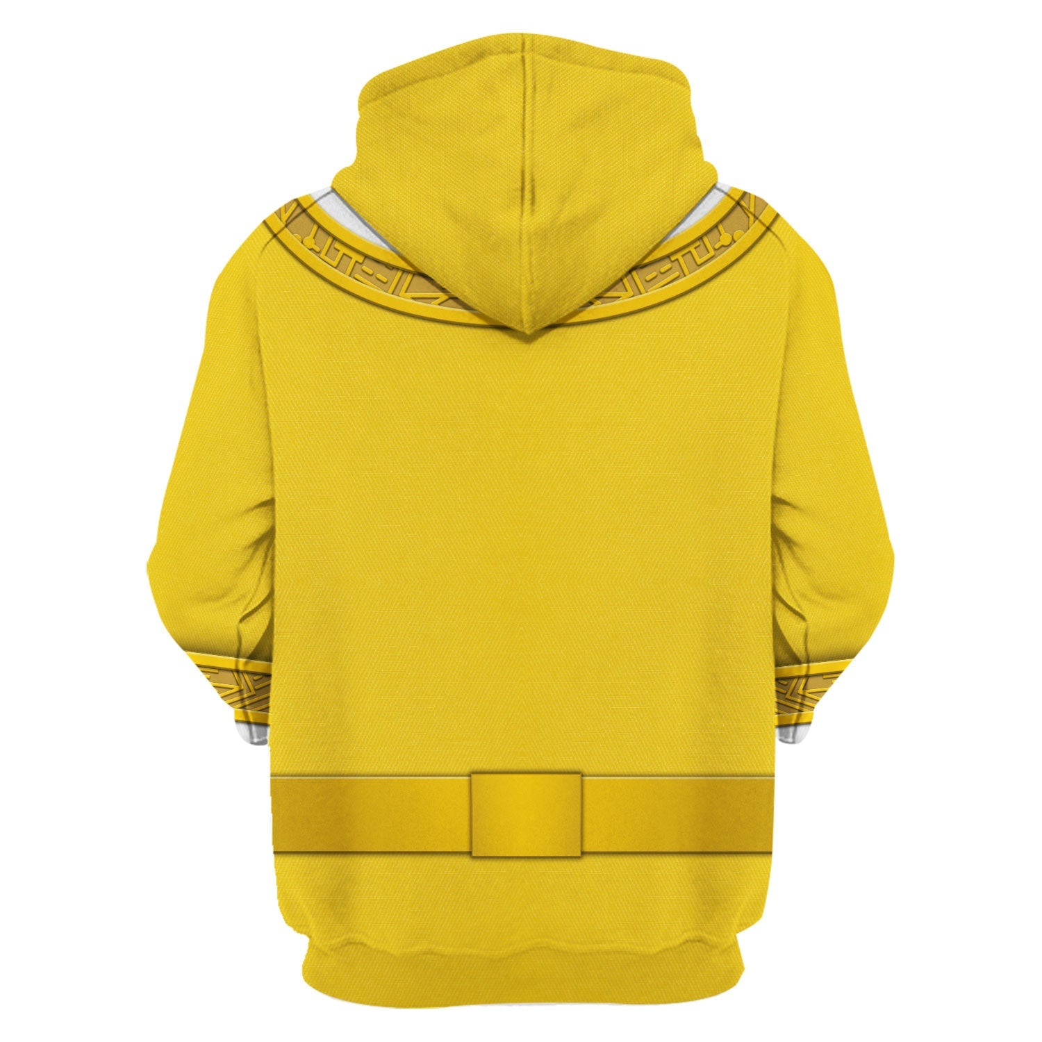 CustomsPig Yellow Power Rangers Zeo Costumes Hoodie Sweatshirt T-shirt Tracksuit