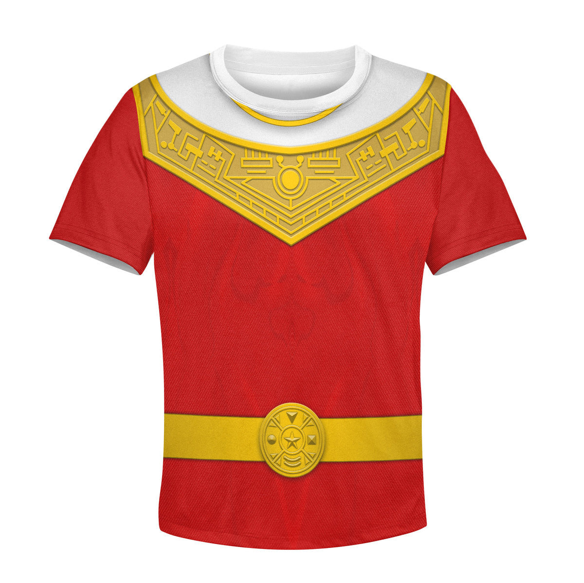 CustomsPig Red Power Rangers Zeo Costumes Hoodie Sweatshirt T-shirt Kid Tops