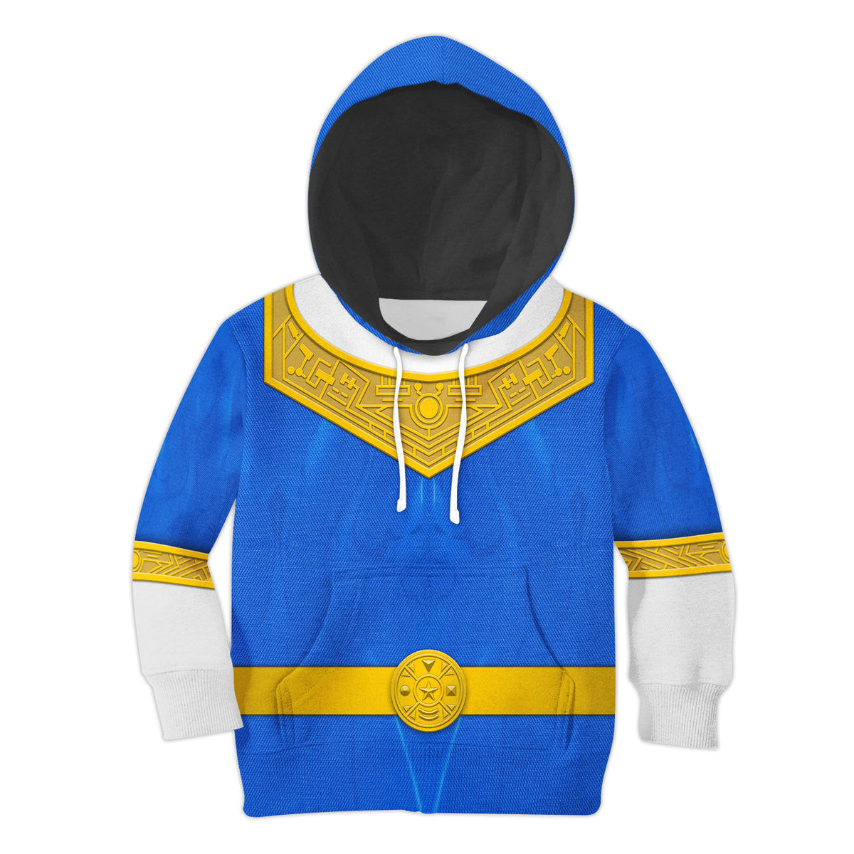 CustomsPig Blue Power Rangers Zeo Costumes Hoodie Sweatshirt T-shirt Kid Tops