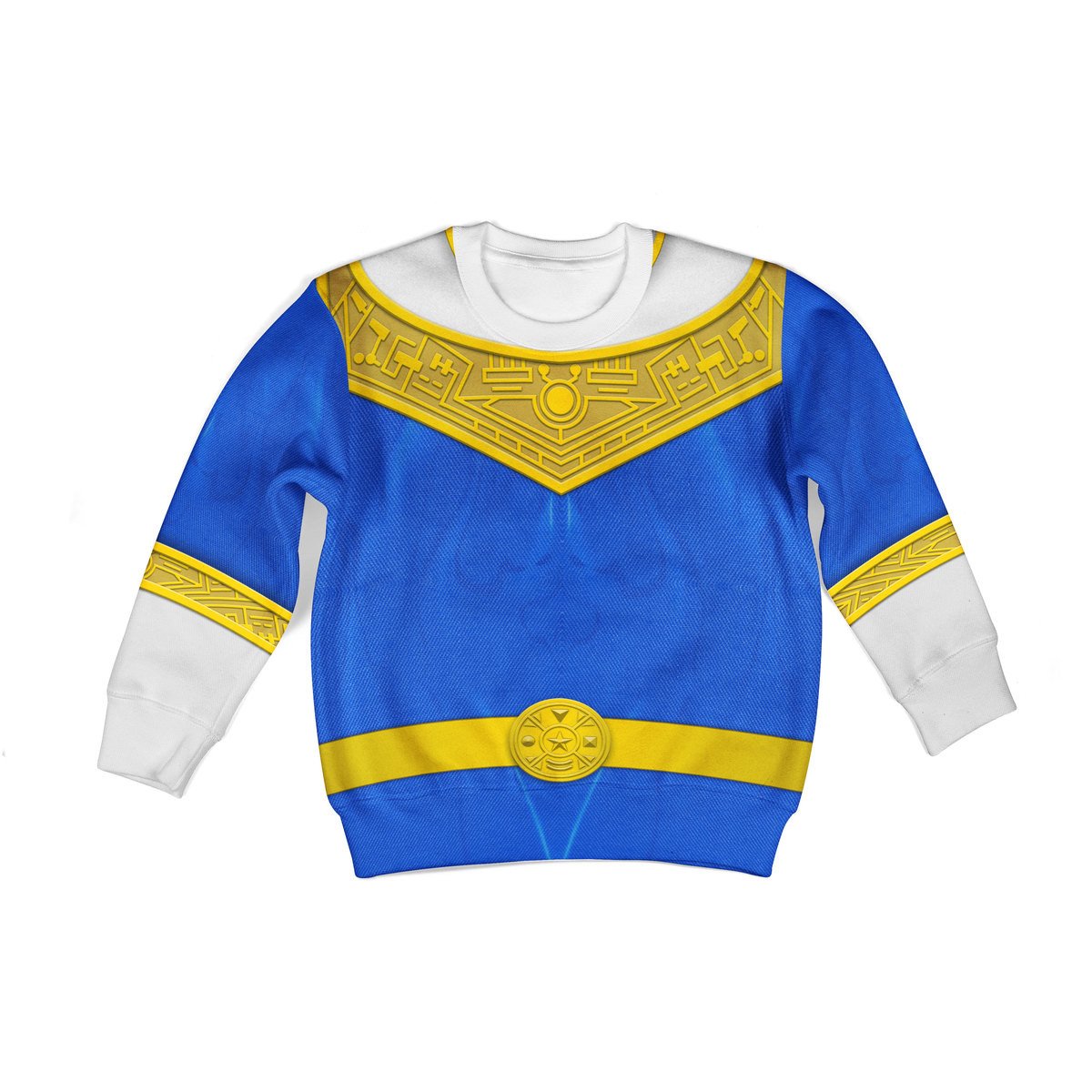 CustomsPig Blue Power Rangers Zeo Costumes Hoodie Sweatshirt T-shirt Kid Tops