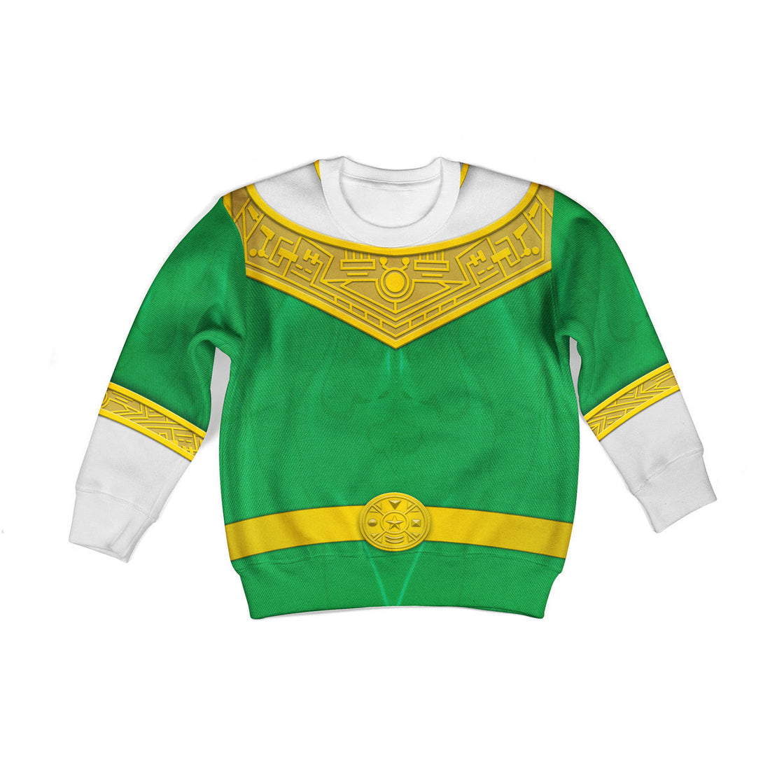 CustomsPig Green Power Rangers Zeo Costumes Hoodie Sweatshirt T-shirt Kid Tops