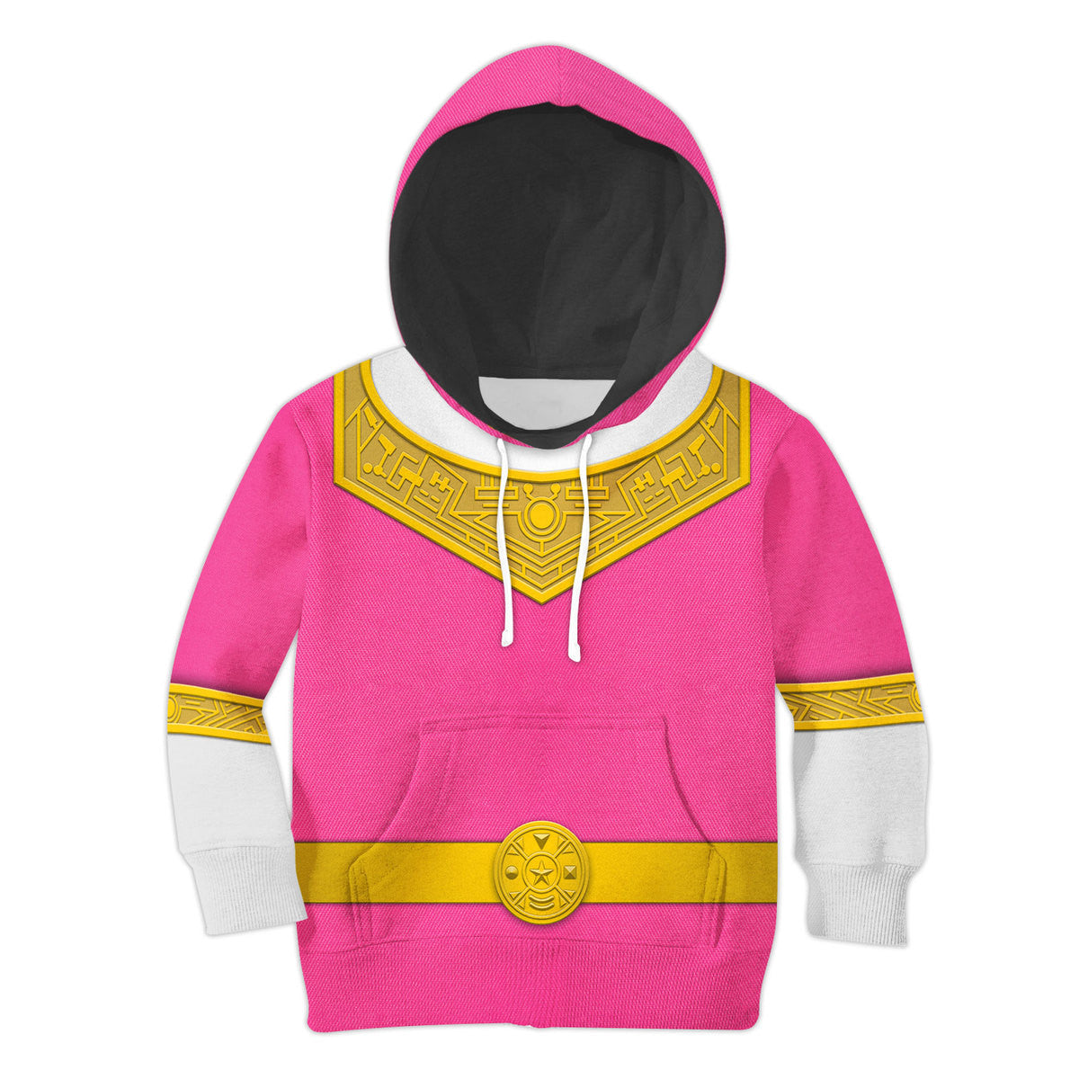 CustomsPig Pink Power Rangers Zeo Costumes Hoodie Sweatshirt T-shirt Kid Tops