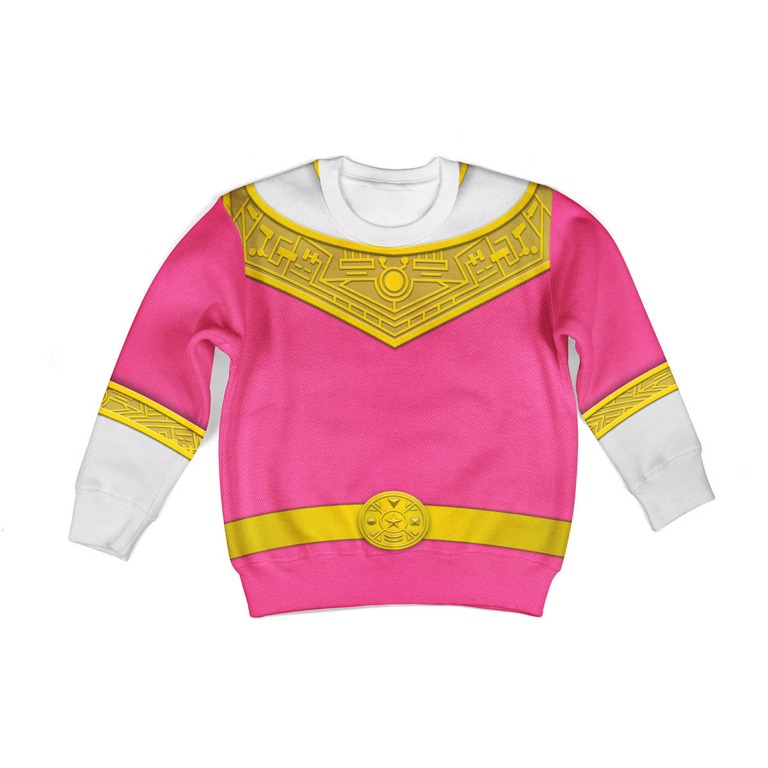 CustomsPig Pink Power Rangers Zeo Costumes Hoodie Sweatshirt T-shirt Kid Tops