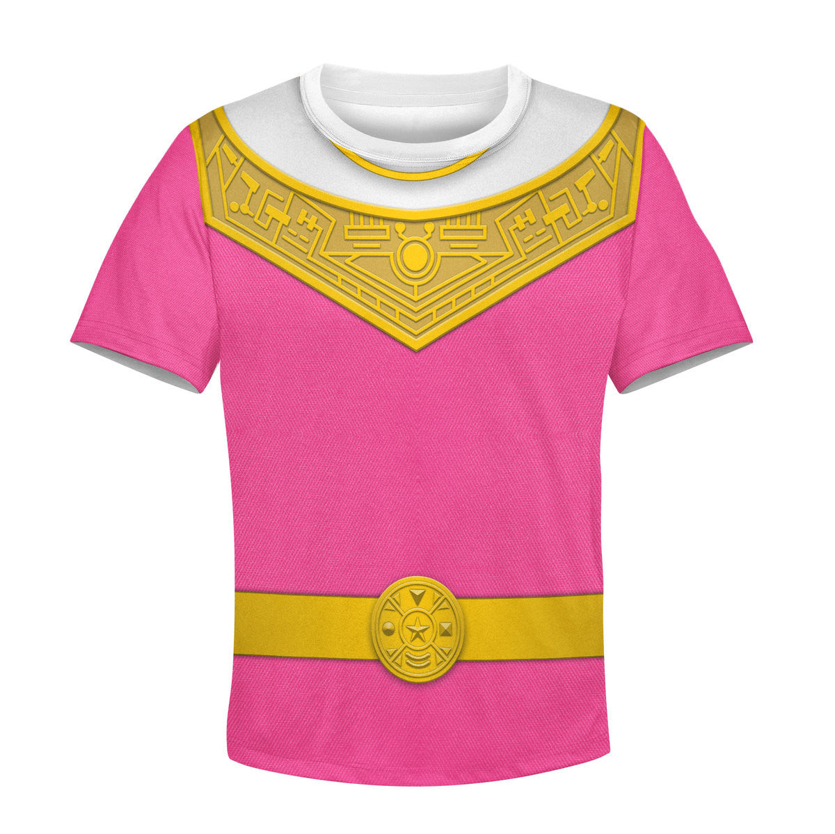 CustomsPig Pink Power Rangers Zeo Costumes Hoodie Sweatshirt T-shirt Kid Tops