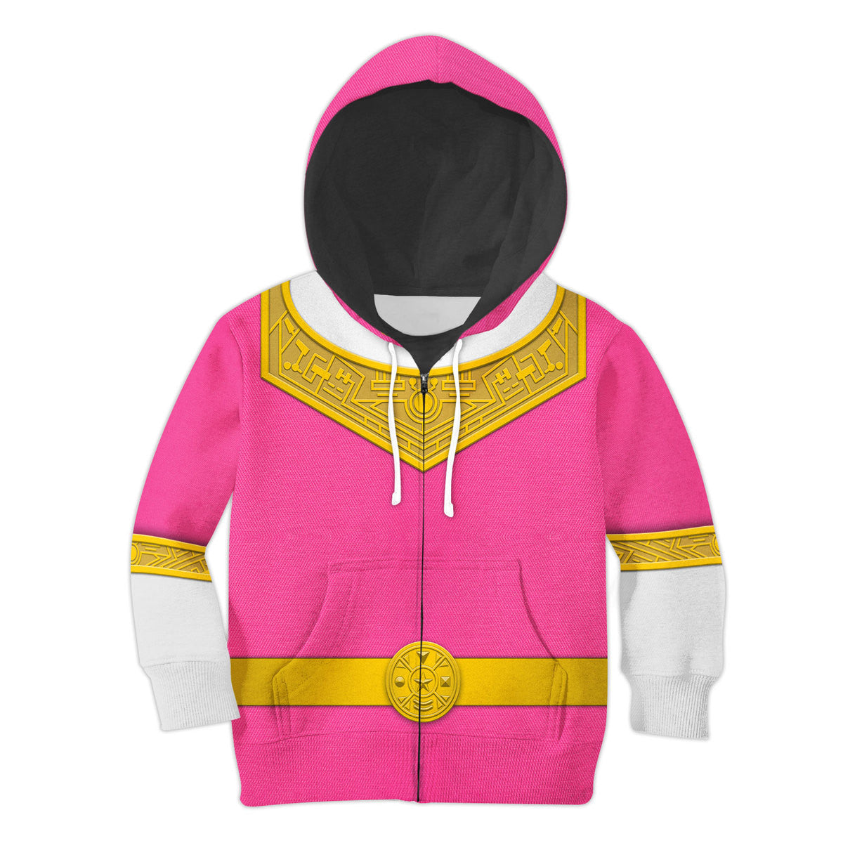 CustomsPig Pink Power Rangers Zeo Costumes Hoodie Sweatshirt T-shirt Kid Tops