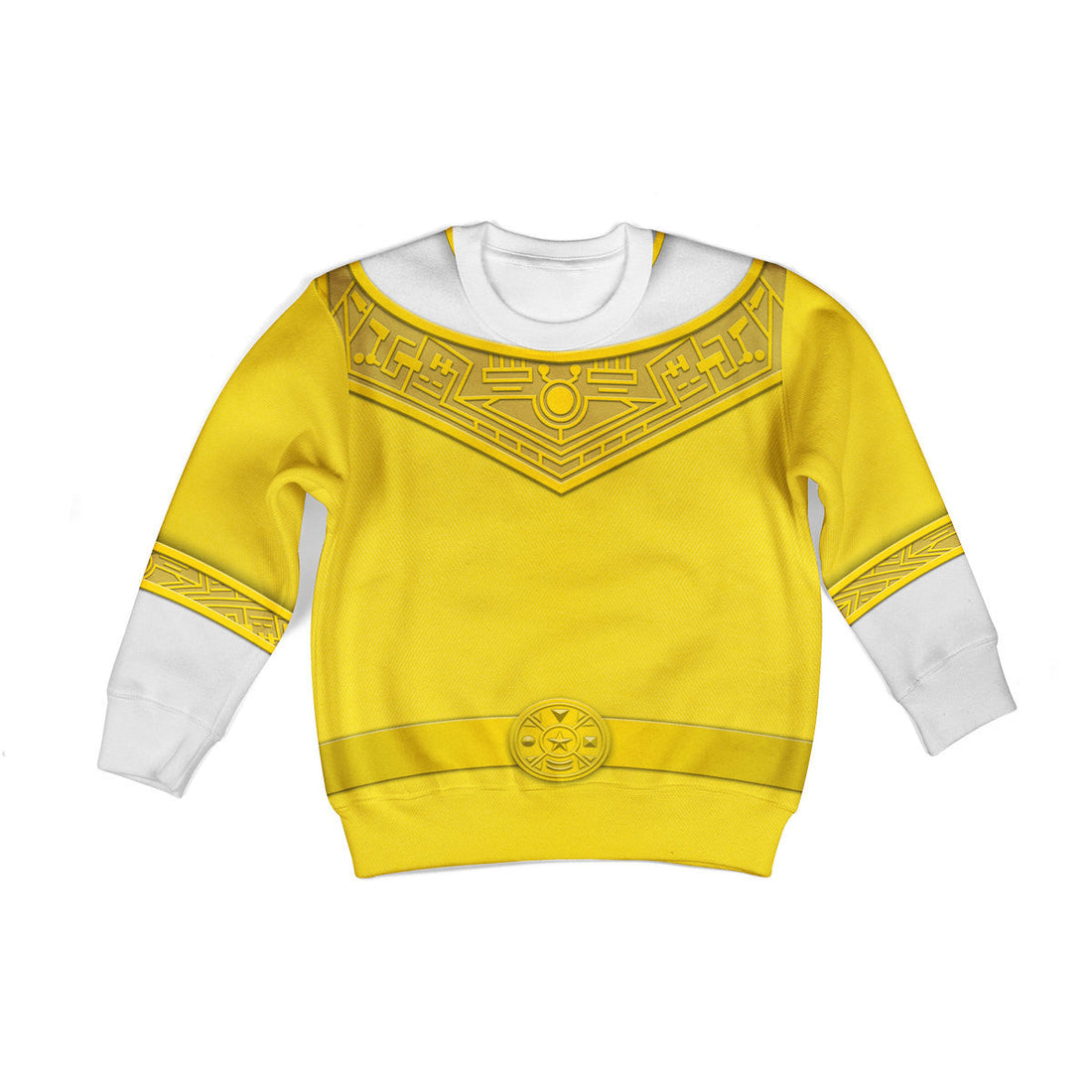 CustomsPig Yellow Power Rangers Zeo Costumes Hoodie Sweatshirt T-shirt Kid Tops