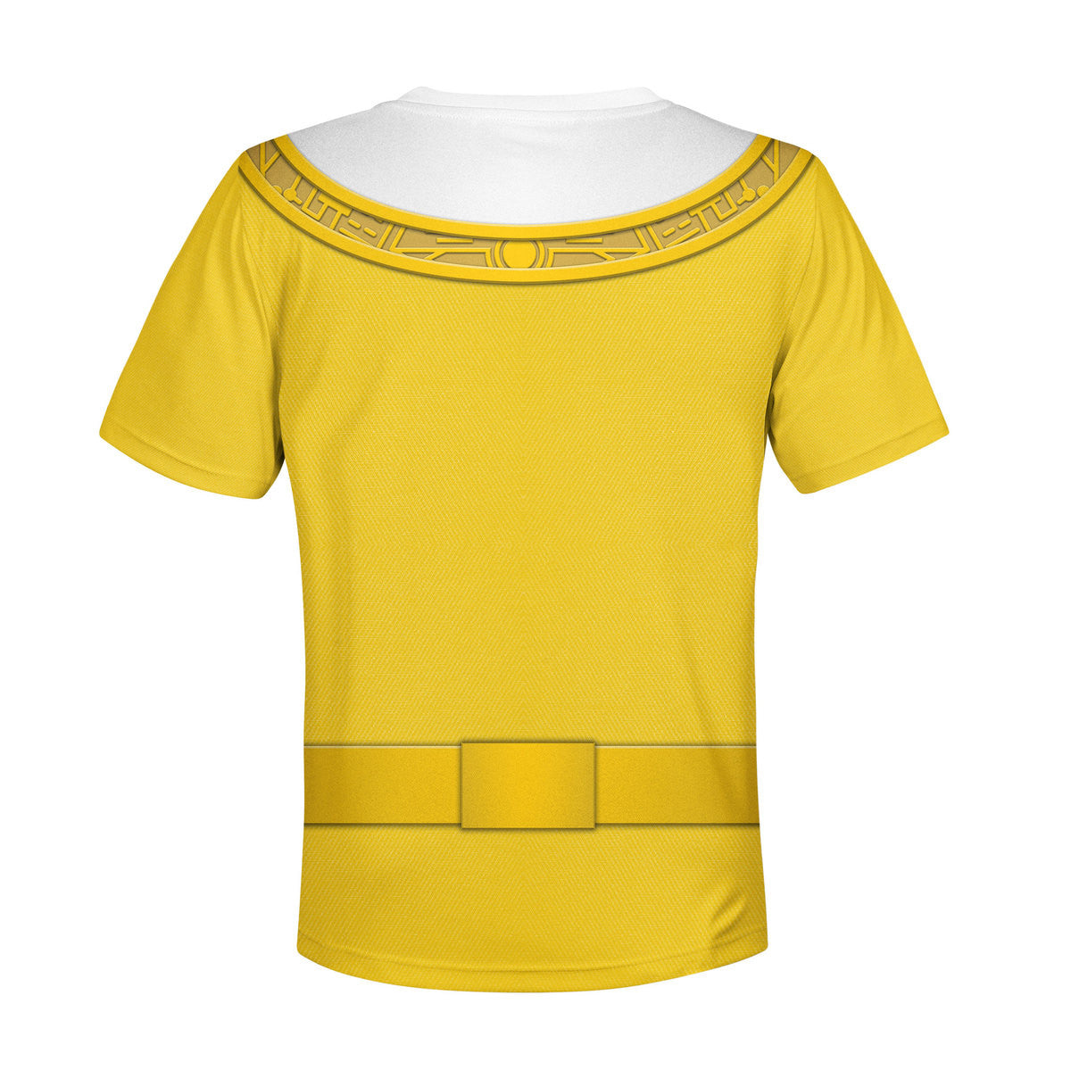 CustomsPig Yellow Power Rangers Zeo Costumes Hoodie Sweatshirt T-shirt Kid Tops