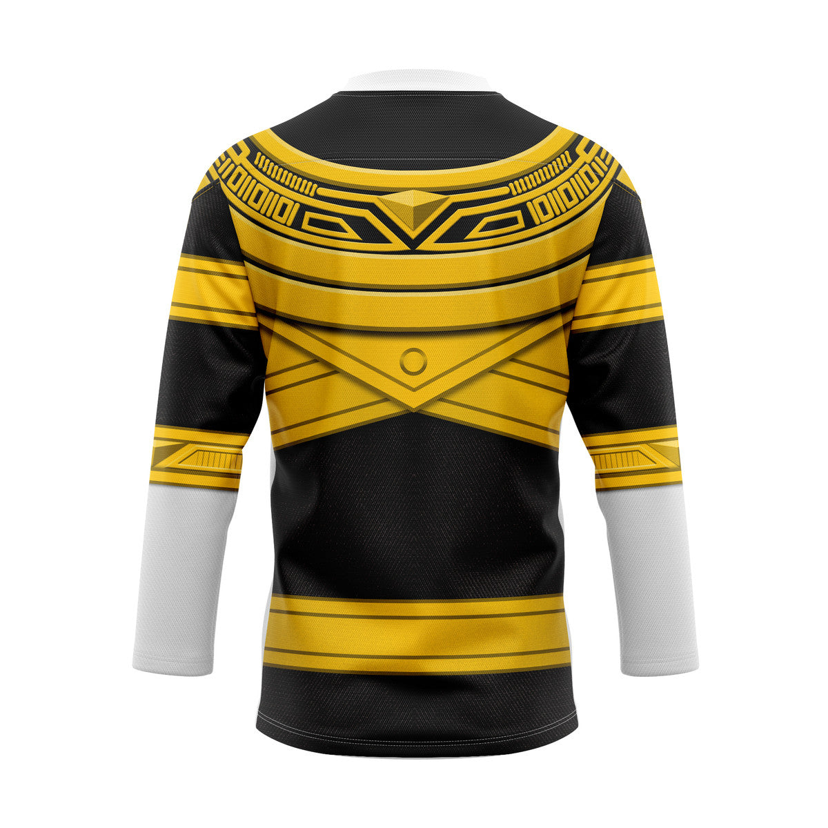 HumansBold Gold Power Rangers Zeo Hockey Jersey