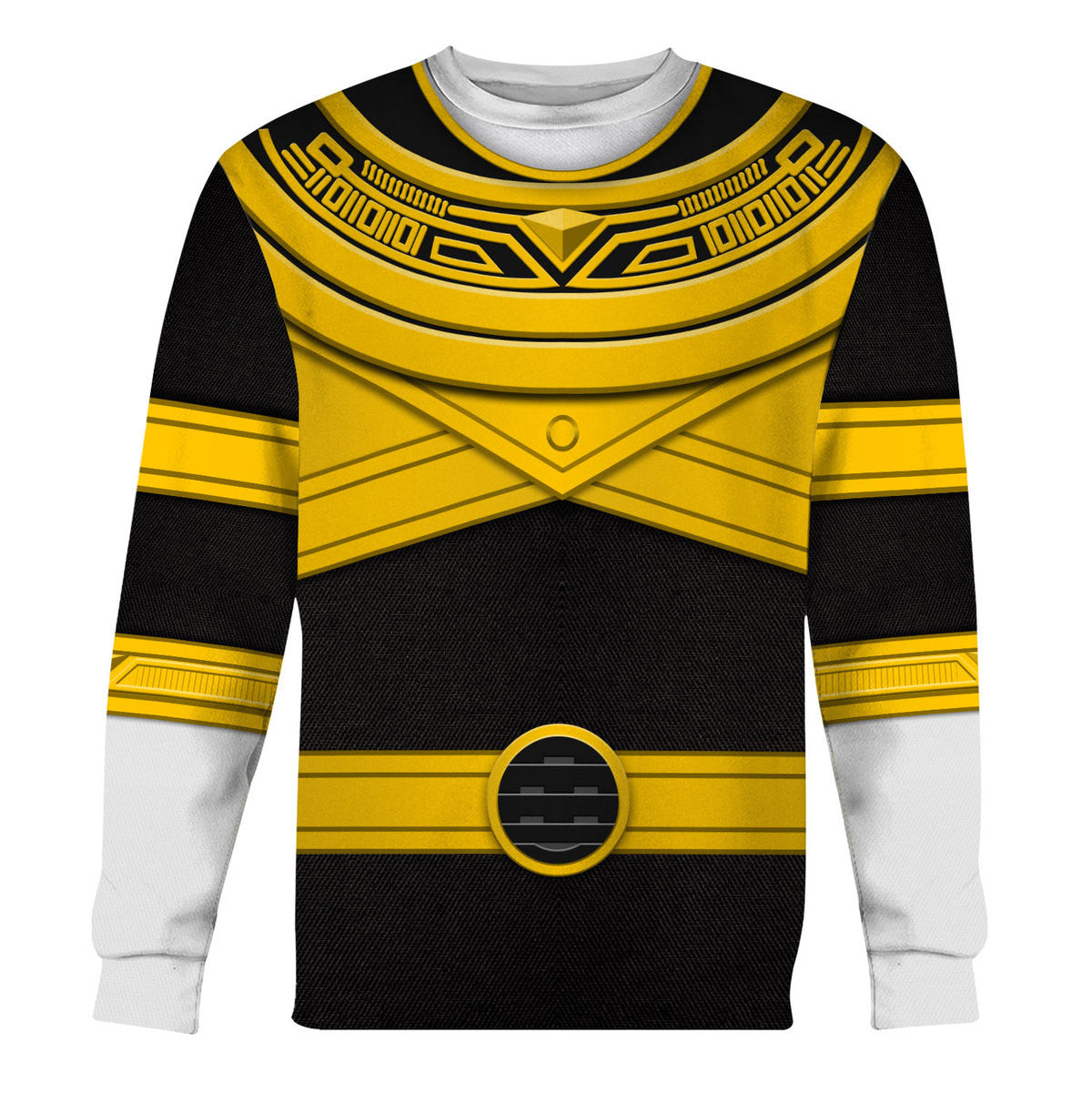 CustomsPig Gold Power Rangers Zeo Costumes Hoodie Sweatshirt T-shirt Tracksuit