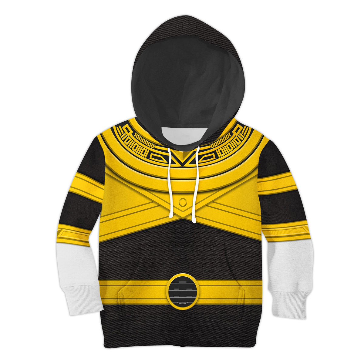 CustomsPig Gold Power Rangers Zeo Costumes Hoodie Sweatshirt T-shirt Kid Tops