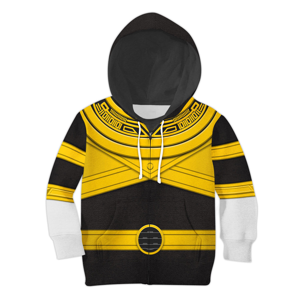 CustomsPig Gold Power Rangers Zeo Costumes Hoodie Sweatshirt T-shirt Kid Tops