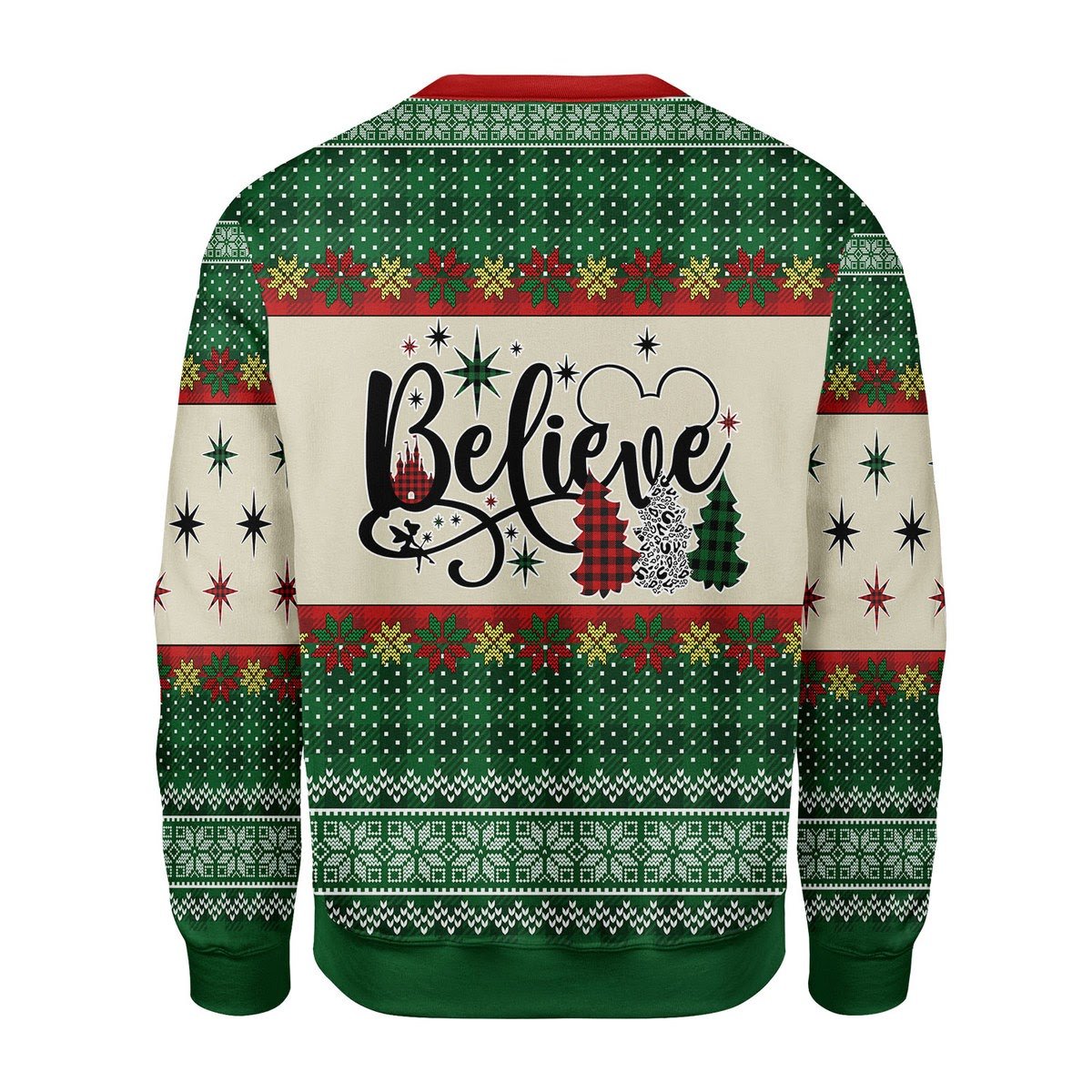 Customspig Christmas Sweater Believe 3D Apparel