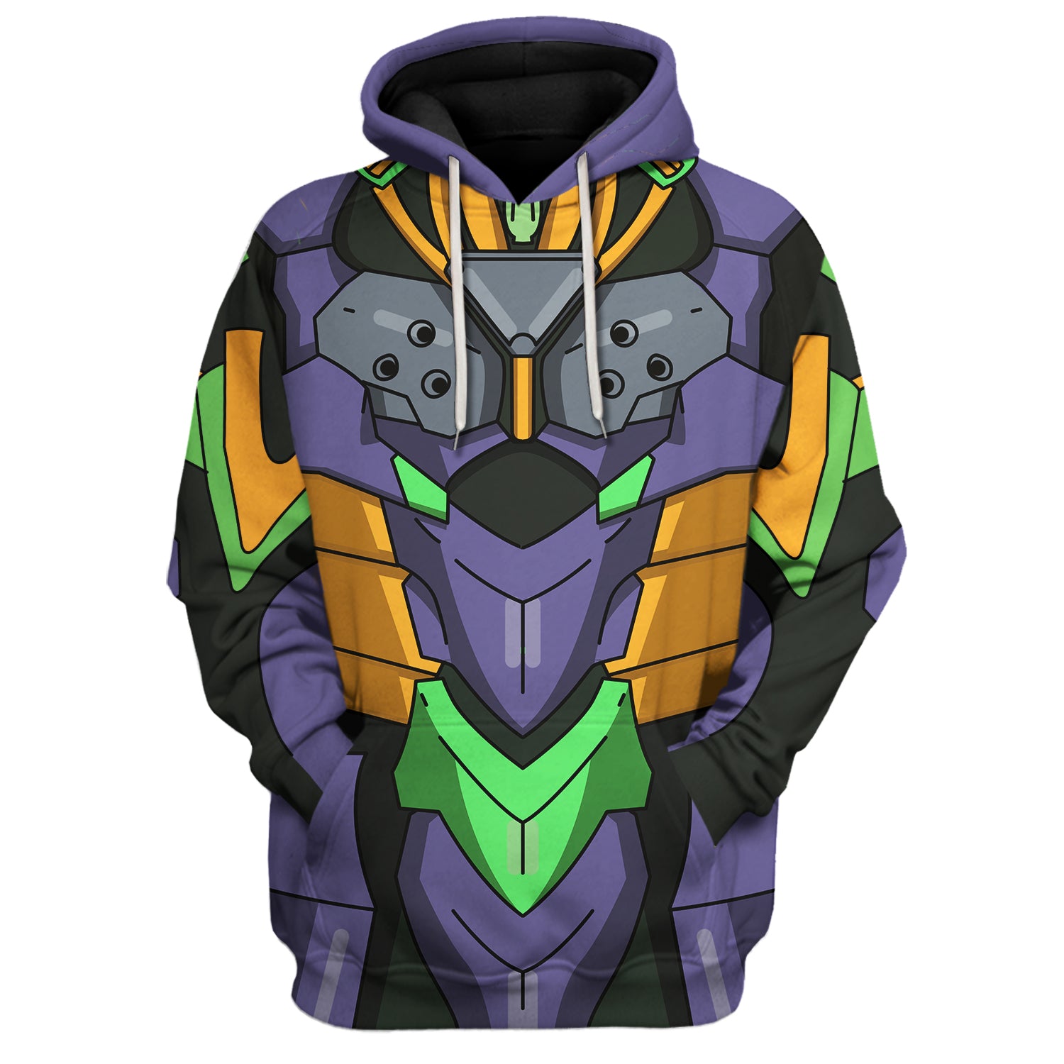 CustomsPig Neon Genesis Evangelion Robot Costumes Hoodie Sweatshirt T-shirt Tracksuit