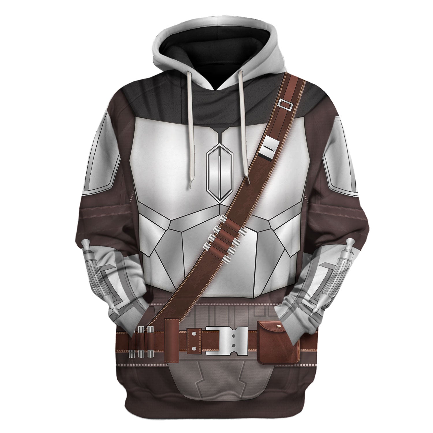 CustomsPig Beskar Mandalorian Costumes Hoodie Sweatshirt T-Shirt Tracksuit