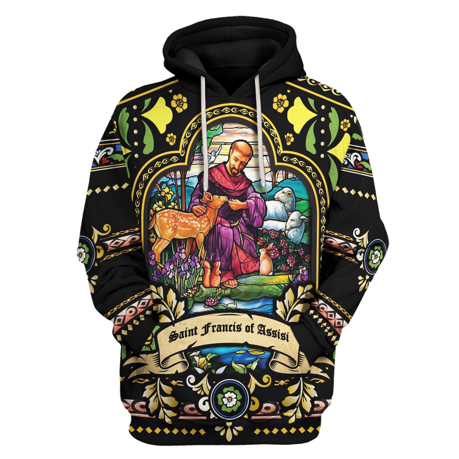Tracksuit Tops Pullover Sweatshirt St. Francis of Assisi 3D Apparel