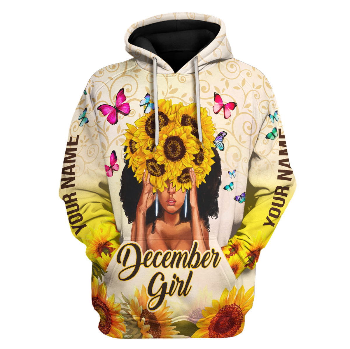 Personalized Tracksuit December Girl All Over Printed