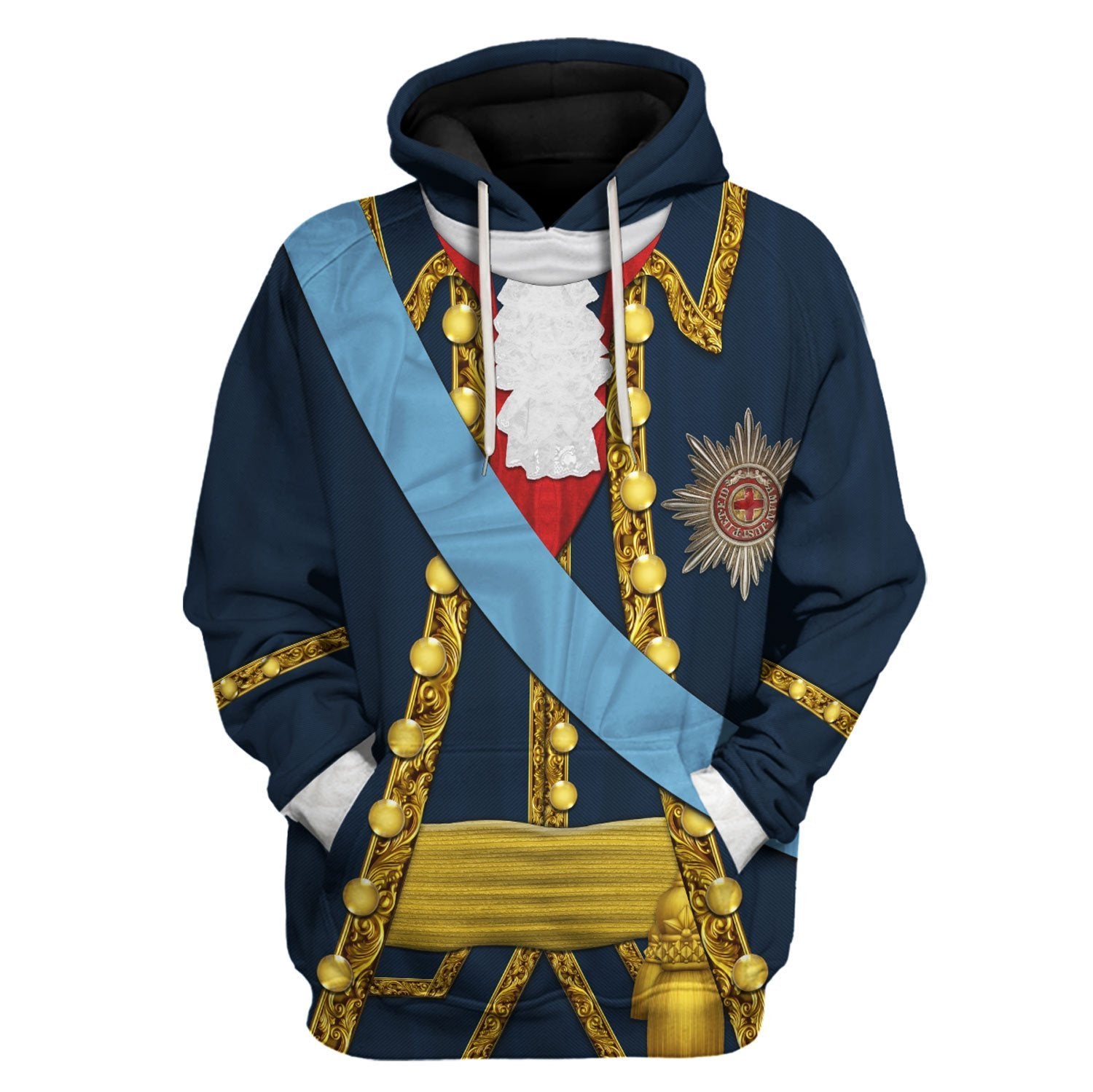 Pyotr Iii Of Russia Fleece Hoodie / S Vn307