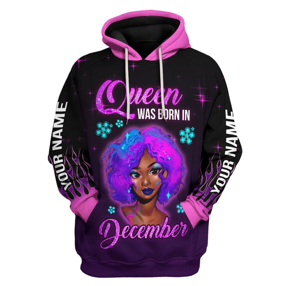 Personalized Tracksuit December Girl All Over Printed