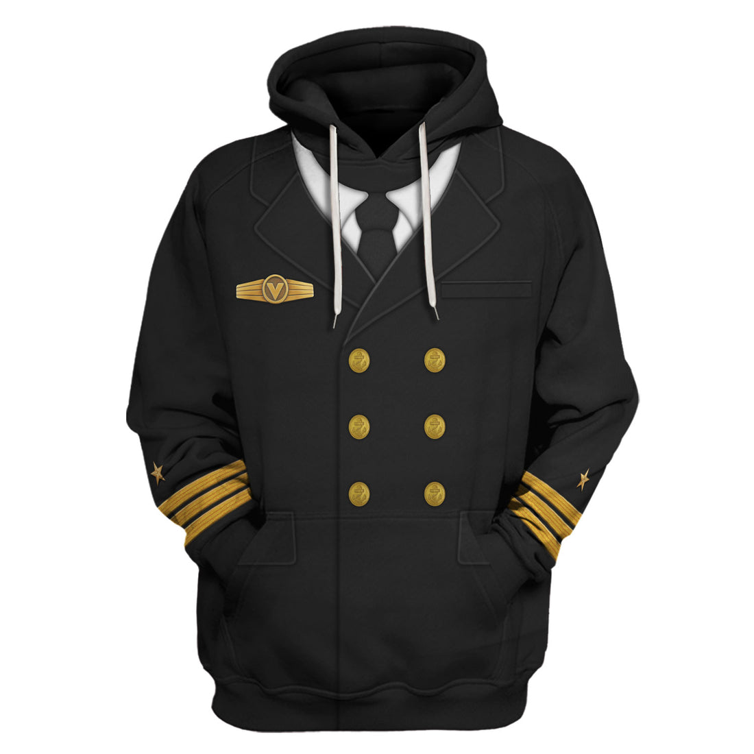 Navy Service Suit (from the age of 30) Hoodie Pullover Sweatshirt Tracksuit
