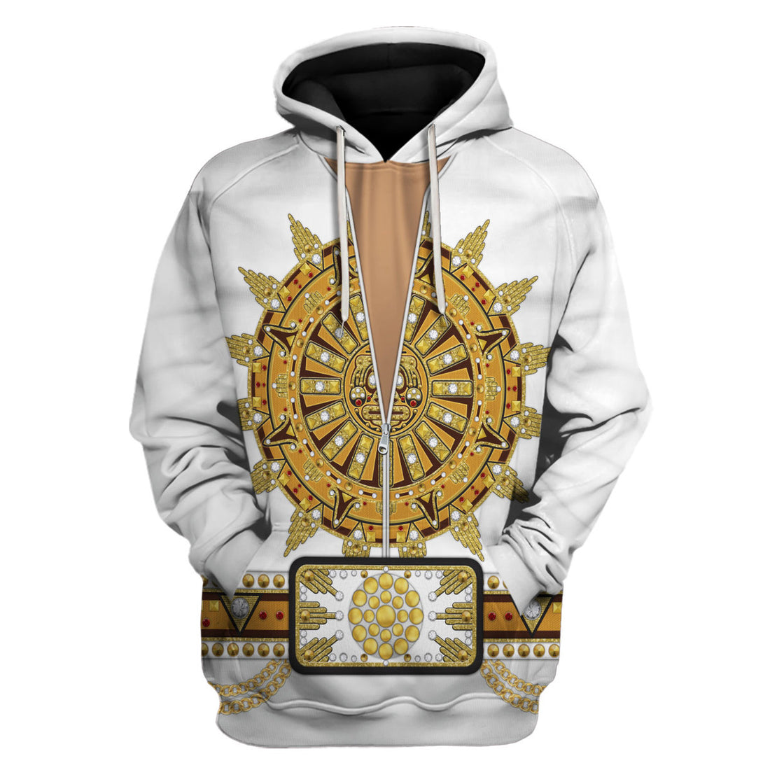 CustomsPig Elvis Presley Sun Dial Elvis Sweat Suit Costume Hoodie Sweatshirt T-Shirt Tracksuit