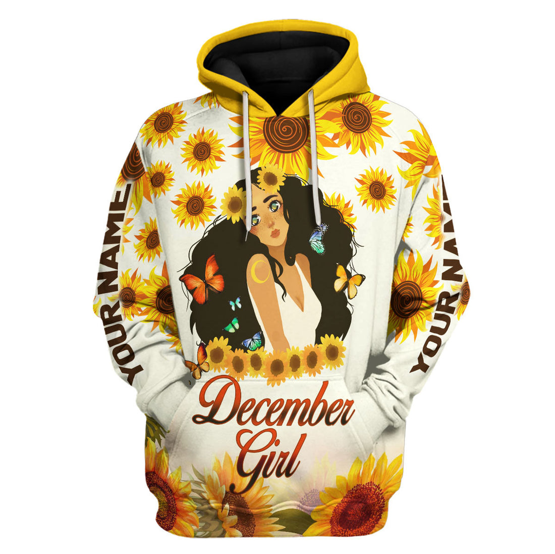 Personalized Tracksuit December Girl All Over Printed