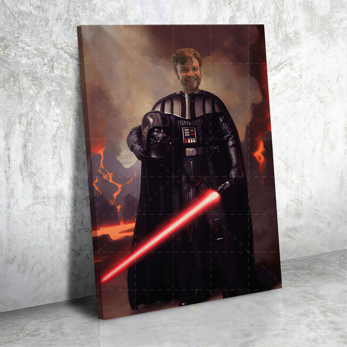 Personalized Canvas Darth Vader