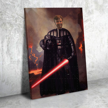 Personalized Canvas Darth Vader