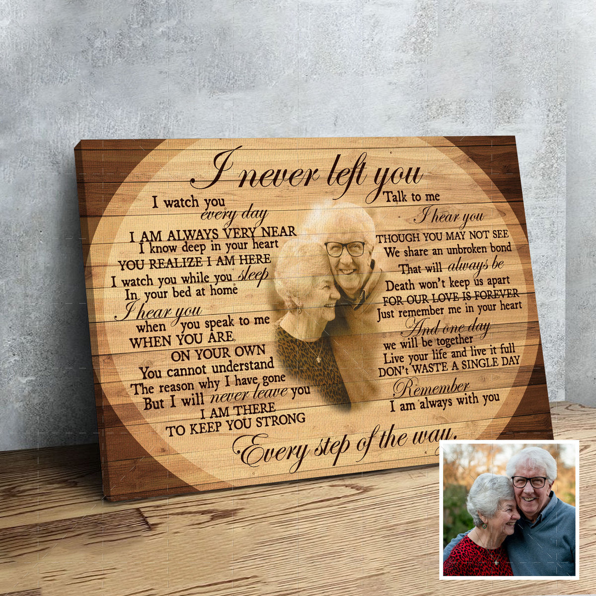 Personalized Canvas - I Never Left You Memory Loss