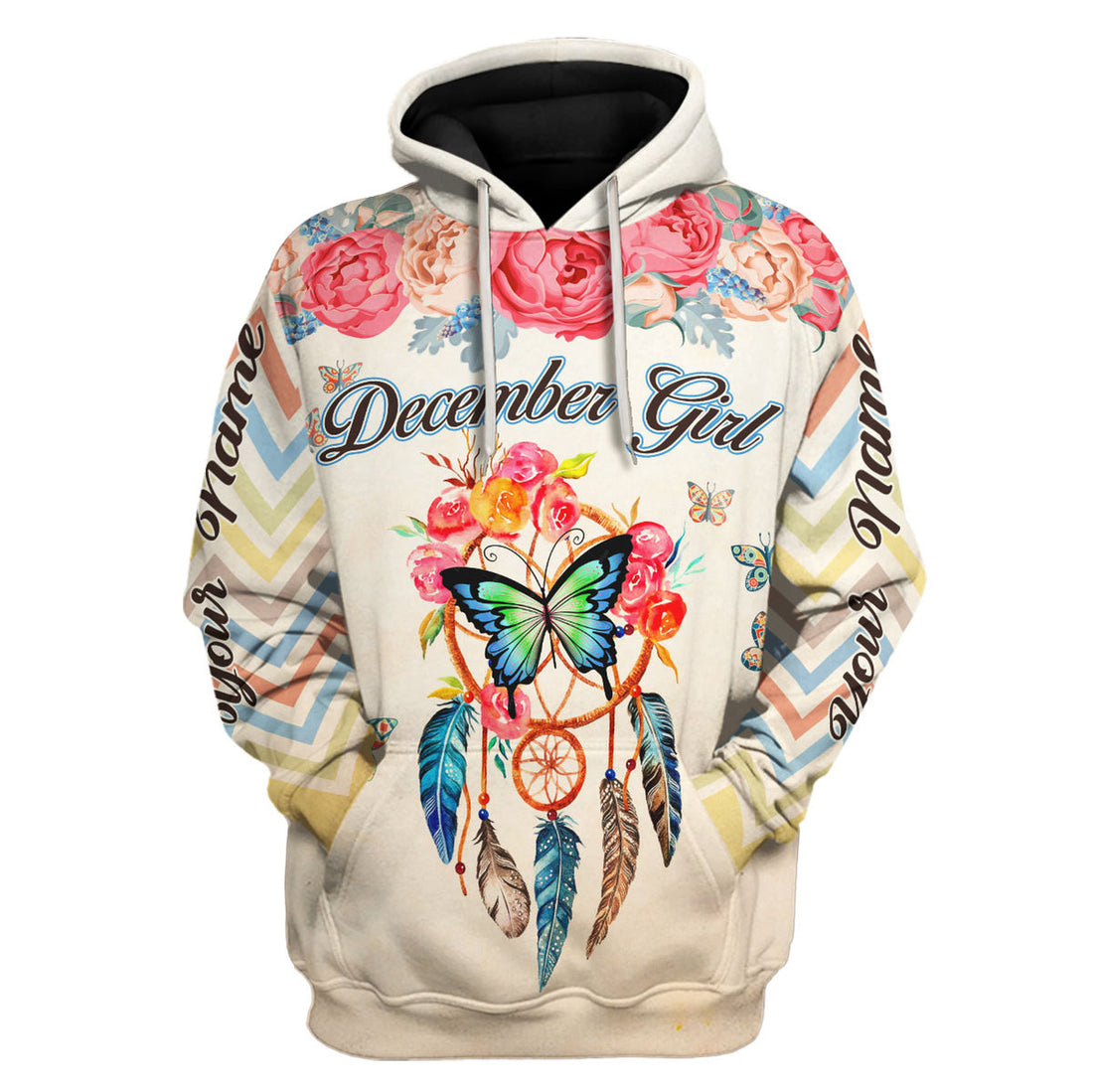 Personalized Tracksuit December Girl All Over Printed