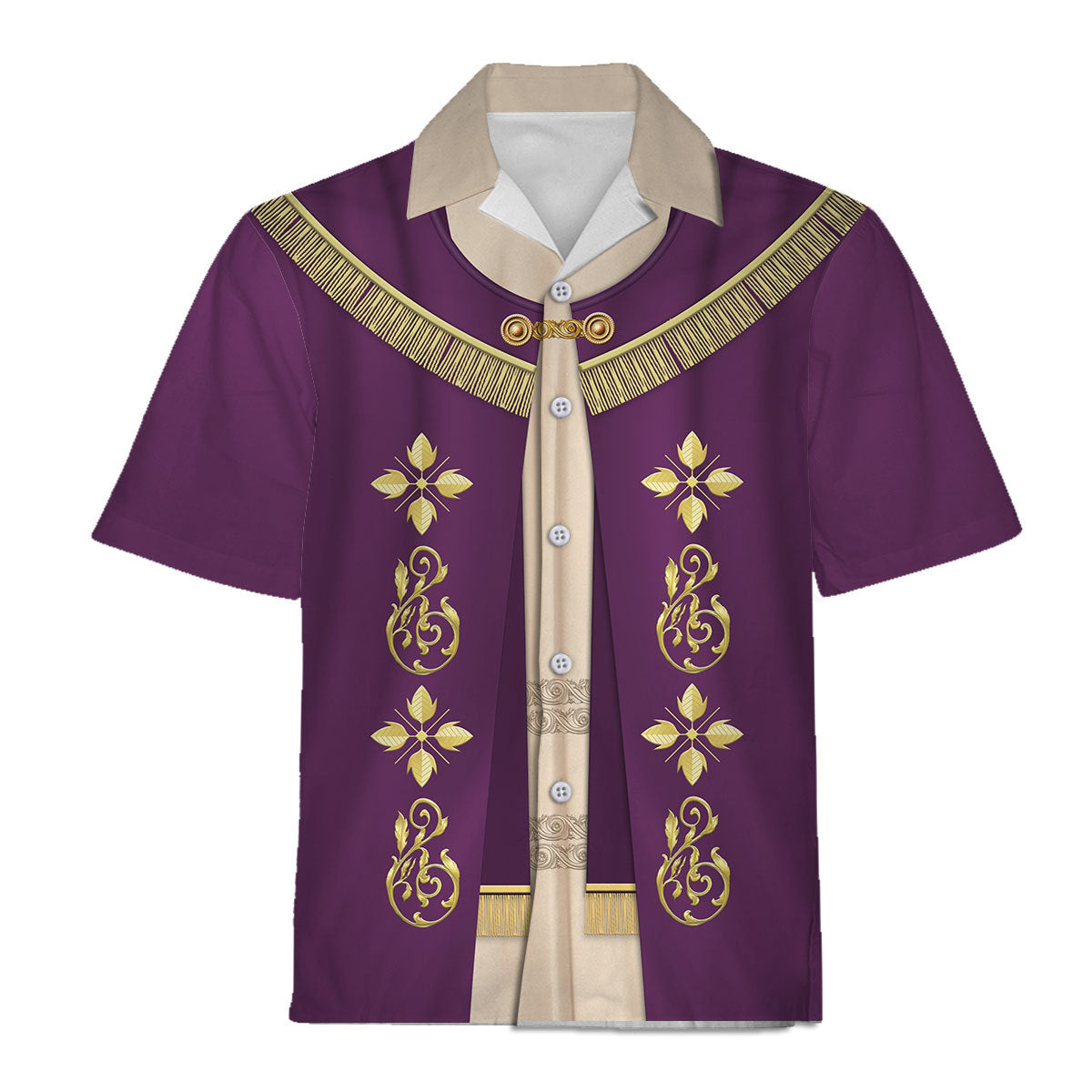 Tracksuit Tops Pullover Sweatshirt Pope Francis In Purple Liturgical Vestment 3D Apparel