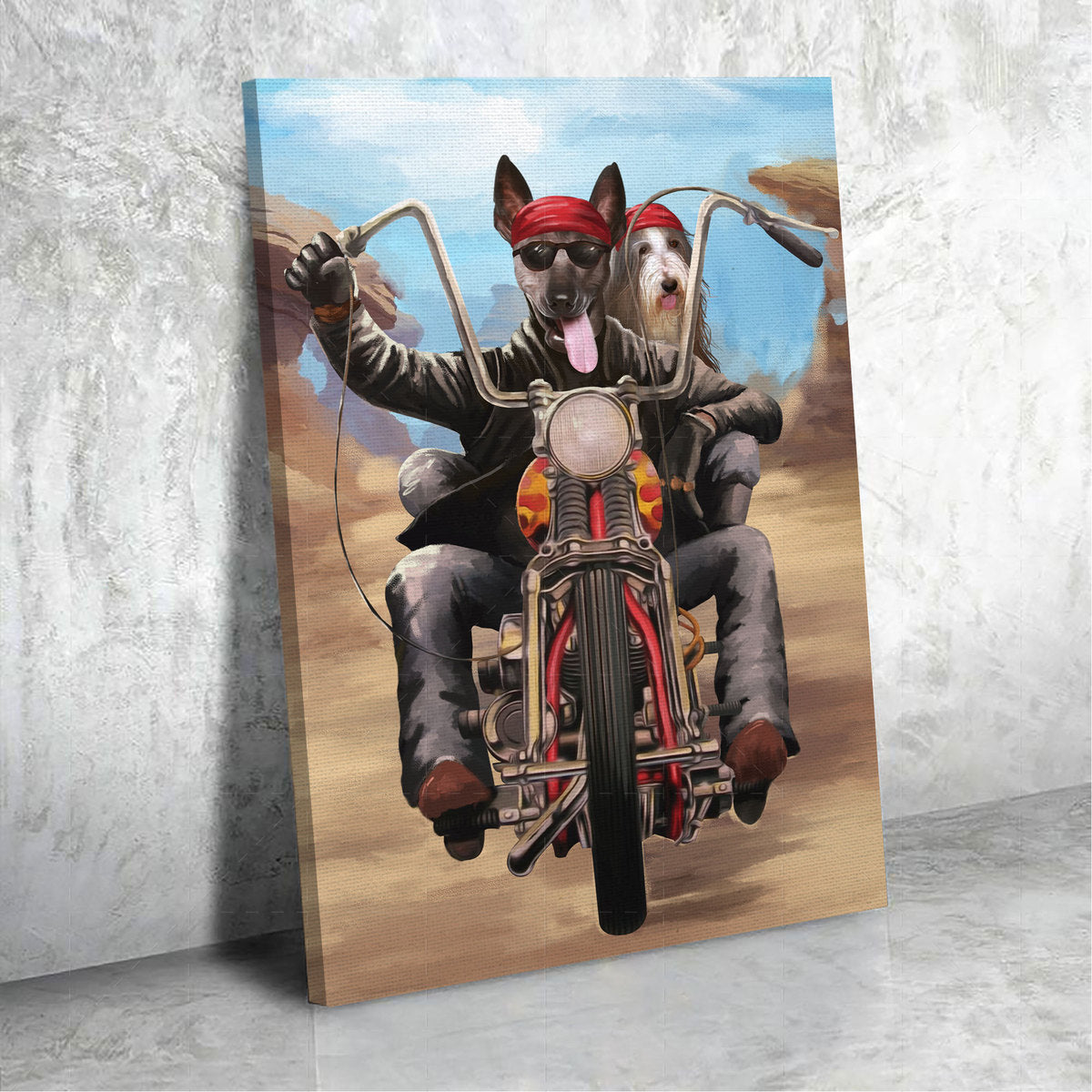 Personalised Pet Canvas - Ghost Rider