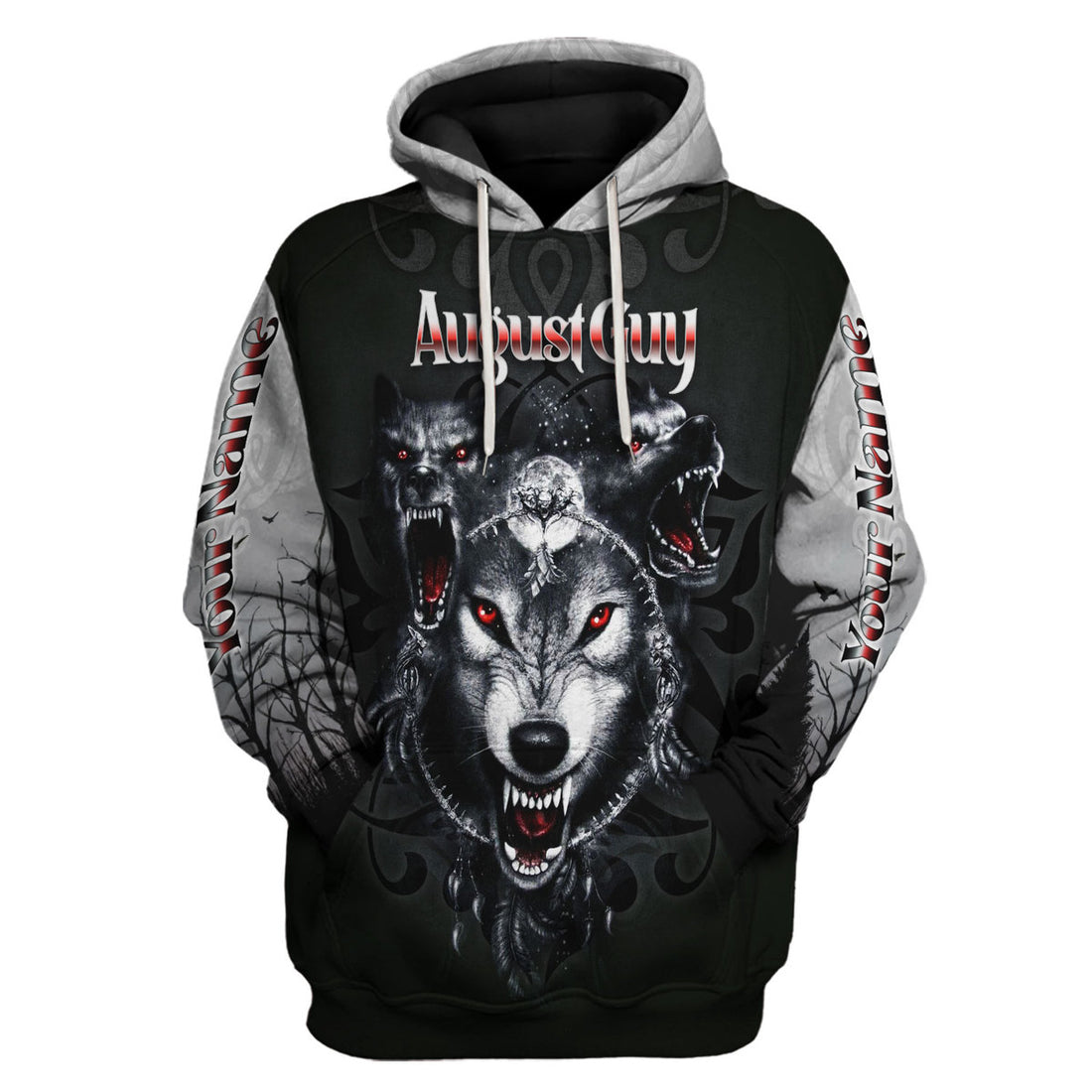 CustomsPig Personalized Hoodie August Guy All Over Printed