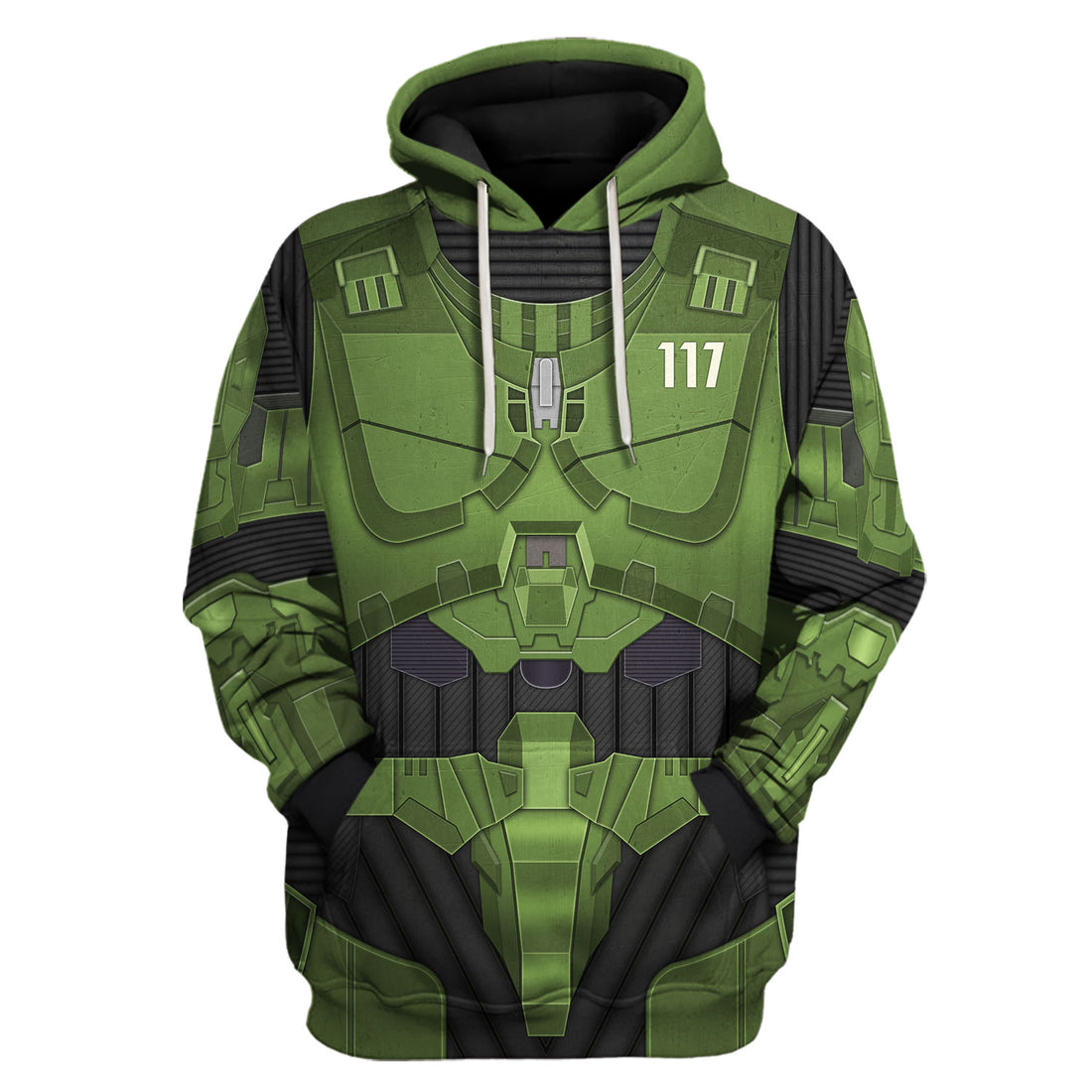 CustomsPig Master Chief Costumes Hoodie Sweatshirt T-Shirt Tracksuit